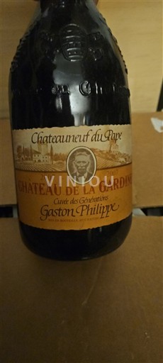 Rhône Valley Châteauneuf-du-Pape Château La Gardine des générations Gaston Philippe 2007