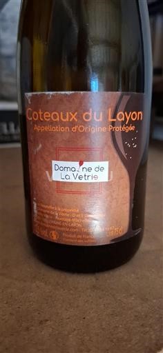 Loiredalen Coteaux-du-Layon Domaine La Vetrie 2022