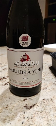 Beaujolais Moulin-à-vent Domaine S Gandélins 2020