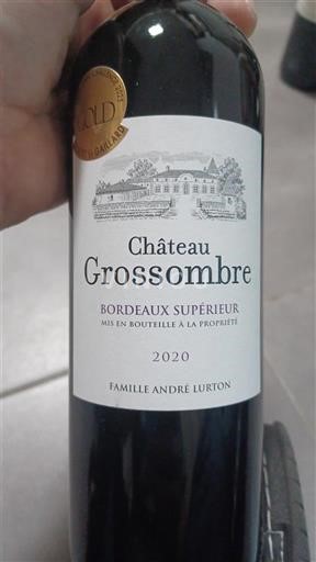 Burdeos Bordeaux superior Château Grossombre 2020