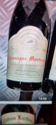 Borgoña Chassagne-Montrachet Ruchelot Raymond 2001