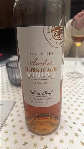 Rosellón Rivesaltes Dom Brial Ambré Hors d'Âge Sin añada