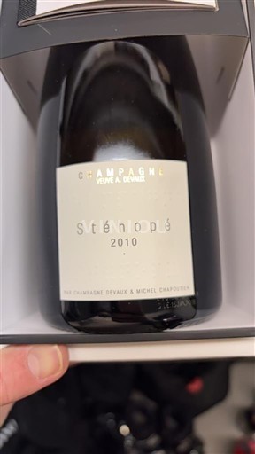 Champaña Champán Champagne Devaux & Michel Chapoutier Sténopé 2010
