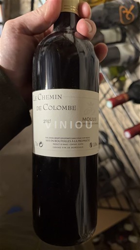 Bordeaux Ni doloceno Le Chemin de Colombe 2015