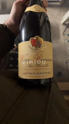 Burgundy Vosne-Romanée Capitain-Gagnerot Aux Raviolles 2018