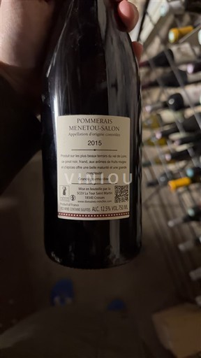 Loire Valley Menetou-Salon Domaine Minchin 2015