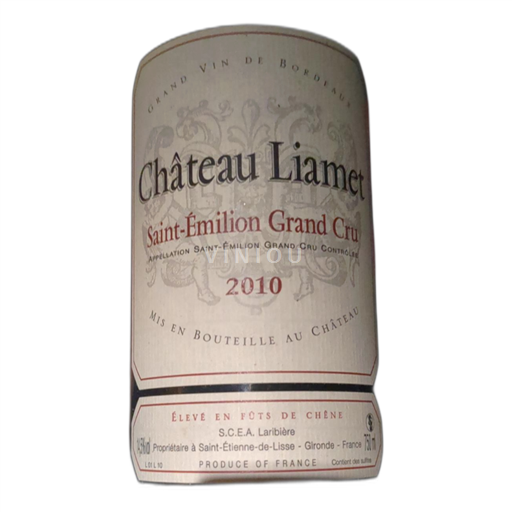 Bordeaux Saint-Émilion Grand Cru Château Liamet 2010