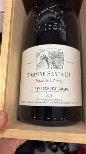 Rhônevallei Châteauneuf-du-Pape Domaine Santa Duc Habemus Papam 2015