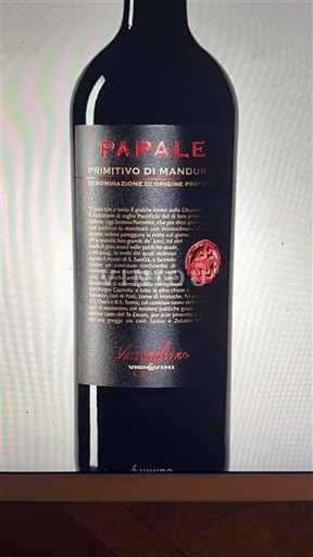 Puglia Primitivo di Manduria Varvaglione Papale 2023