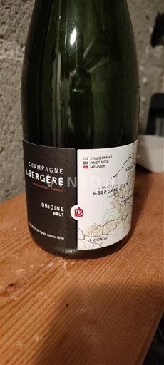 Champagne Champagne A. Bergère Origine 2023