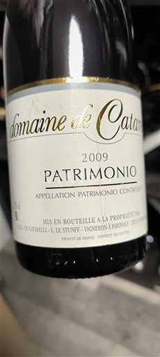 Córcega Patrimonio Domaine Catarelli 2009