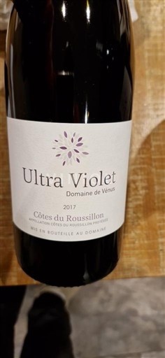 Roussillon Côtes du Roussillon Domaine Vénus Ultra Violet 2017