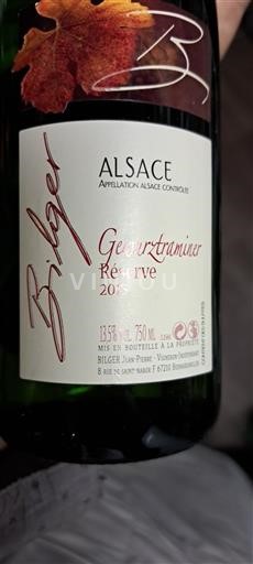 Alsacia Bilger Réserve 2022