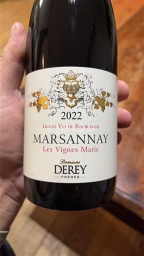 Burgundsko Marsannay Domaine Rey Frères Les Vignes Marie 2022
