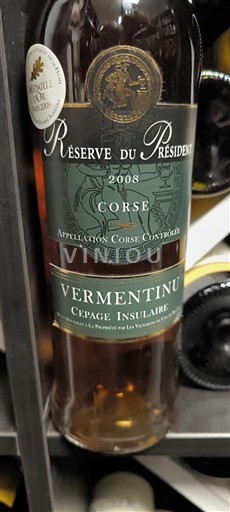 Corse Coteaux du Cap Corse Réserve du Président Vermentinu 2008