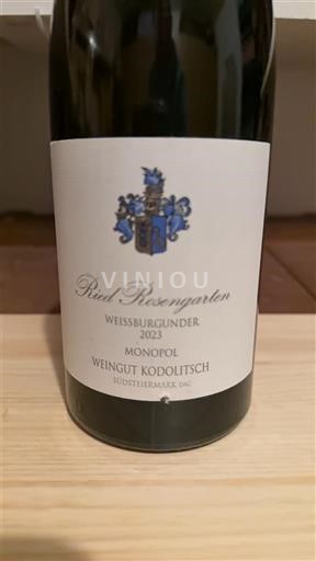 Štajerska Južna Štajerska DAC Weingut Kodolitsch Ried Rosengarten Monopol Weissburgunder 2023