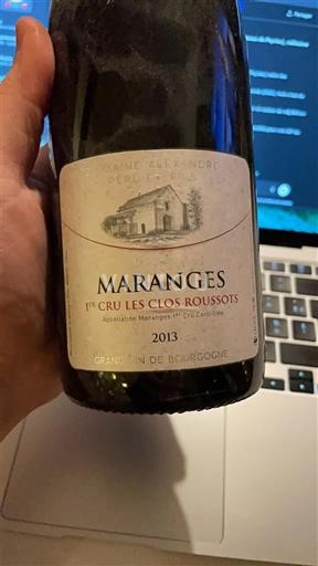 Borgoña No especificado Premier Cru Domaine Alexandre Père & Fils 1er Cru Les Clos Roussots 2013