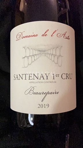 Burgundija Santenay Premier Cru Domaine L'Aste Beaurepaire 2019