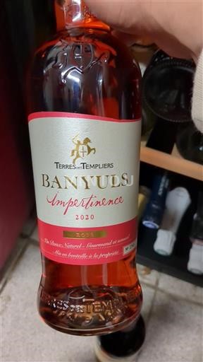 Roussillon Banyuls Terres des Templiers Impertinence 2020