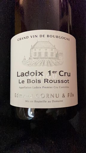 Burgundija Ladoix Premier Cru Edmond Cornu & Fils Le Bois Roussot 2020