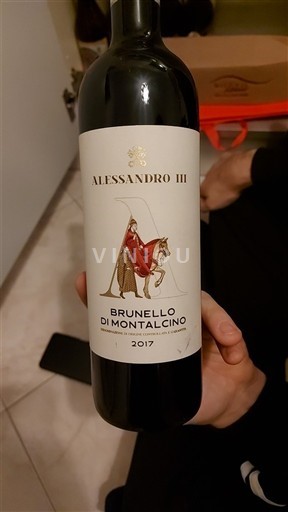 Toscana Brunello di Montalcino Alessandro III 2017