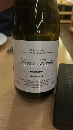 Douro Dona Berta Reserva 2017