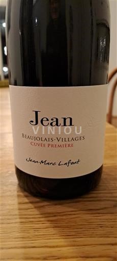 Wines Rouge sec Cuvée Première Jean-Marc Lafont Non millésimé France Beaujolais Beaujolais Villages AOC