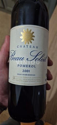 Bordeaux Pomerol Château Beau Soleil 2001