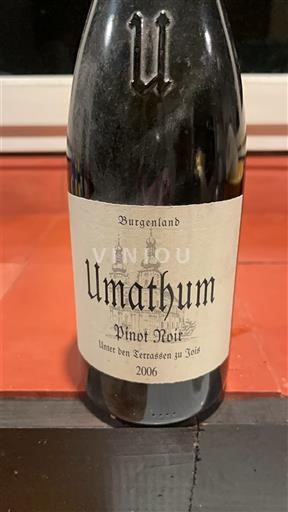 Burgenland Ikke specificeret Umathum Pinot Noir Unter den Terrassen zu Jois 2006