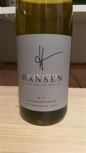 Rheinhessen Hansen N°2 Grauburgunder 2023