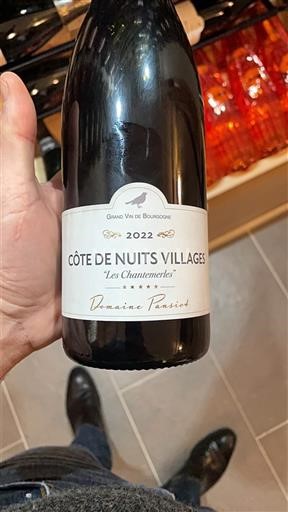 Borgonha Côte de Nuits Villages Domaine Pansiot Les Chanterêles 2022