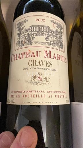 Burdeos Graves Château Martin 2000