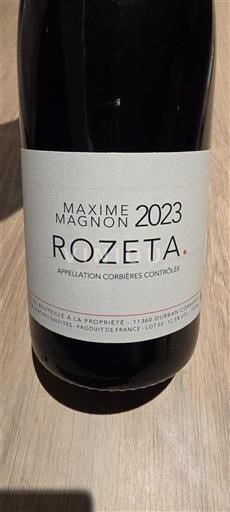 Languedoc Corbières Maxime Magnon Rozeta 2023