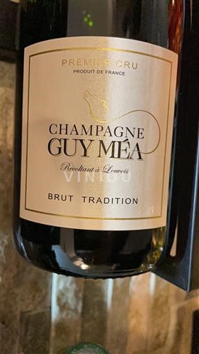 Champaña Champán Premier Cru Guy Méa Brut Tradition Sin añada