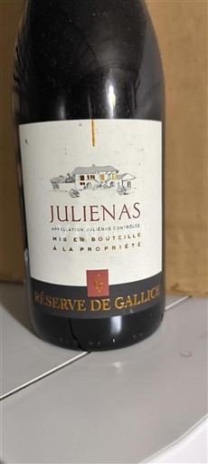 Beaujolais Juliénas Réserve de Gallice 2023
