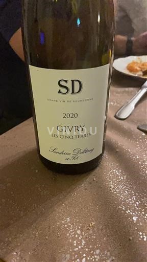 Bourgogne Givry Sandrine Delabroye Les Cinq Terres 2020