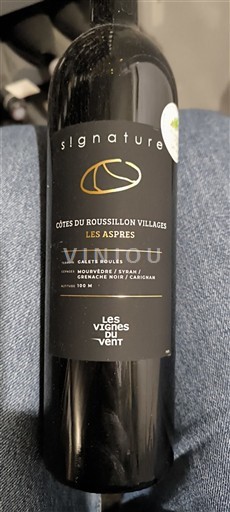 Roussillon Côtes du Roussillon Villages Les Vignes du Vent Signature Les Aspres 2022