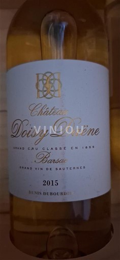 Bordeaux Barsac Grand Cru Château Doisy Daëne 2015
