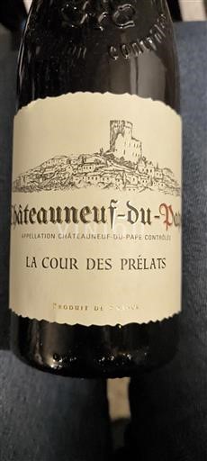 Valle del Rodano Châteauneuf-du-Pape Château Châteauneuf du Pape La Cour des Prélats 2023