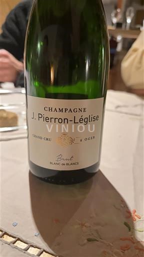 Champaña Champán Grand Cru J. Pierron-Léglise Brut Blanc de Blancs Sin añada