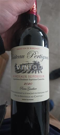 Bordeaux Bordeaux Supérieur Château Pertignas 2020