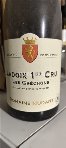 Borgoña No especificado Premier Cru Domaine Nudant Les Gréchons 2019