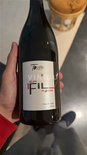 Roussillon Maury sec Domaine La Toupie Sur le Fil Rouge 2018