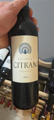 Bordeaux Haut-Médoc Moulins de Citran 2014