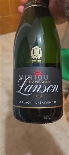 Champagne Lanson Le Black Création 259 2019