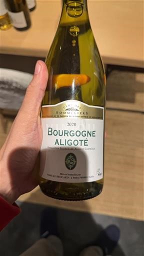 Bourgogne Bourgogne Aligoté Les Sommeliers 2020