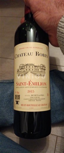 Bordeaux Saint-Émilion Château Robin 2015