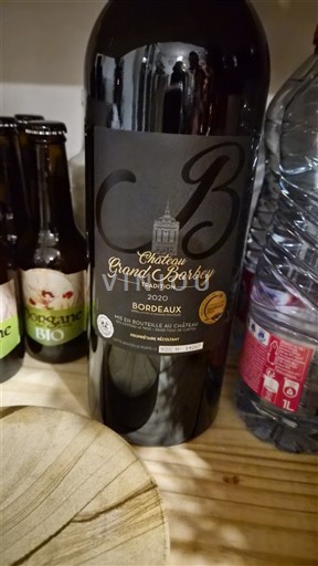 Bordeaux Château Grand Barbey Tradition 2020