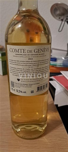 Geneva Not Specified La Cave de Genève Comte de Genève 2021