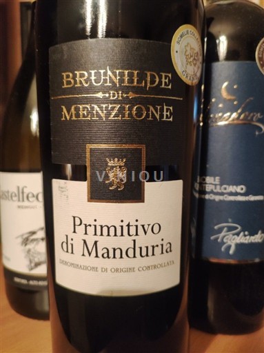Apulia Wines Primitivo di Manduria Cantine di Ora Brunilde Di Menzione 2022